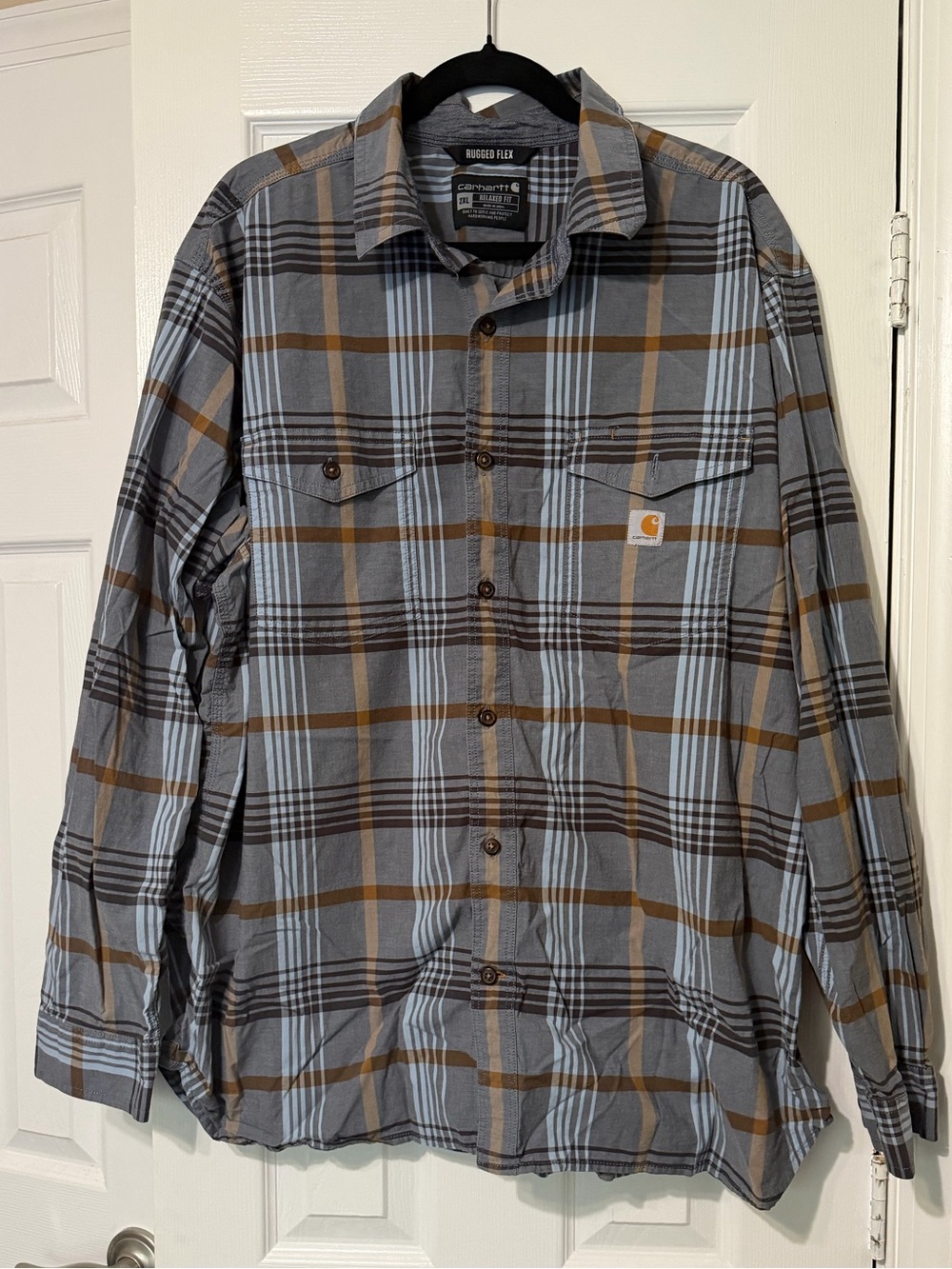 💙 Carhartt Rugged Flex Long Sleeve Button Down